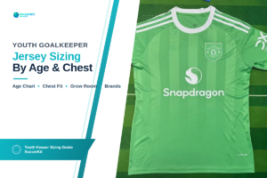 Youth Goalkeeper Jersey Sizing Guide by Age & Chest