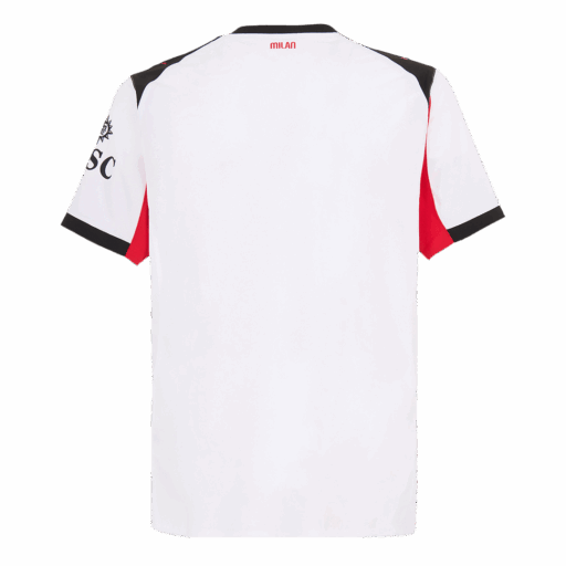 AC Milan Away Authentic Soccer Jersey 2025 26 Back