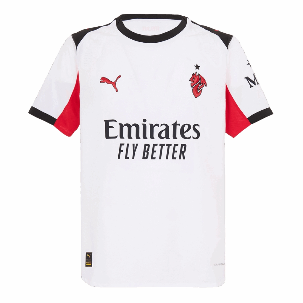 AC Milan Away Authentic Soccer Jersey 2025 26 Front