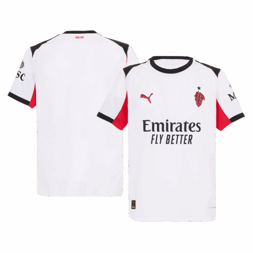 AC Milan Away Authentic Soccer Jersey 2025 26 Left-Side