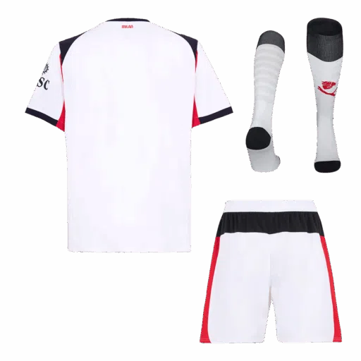 AC Milan Away Jerseys Full Kit 2025 26 Back