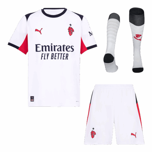 AC Milan Away Jerseys Full Kit 2025 26 Front