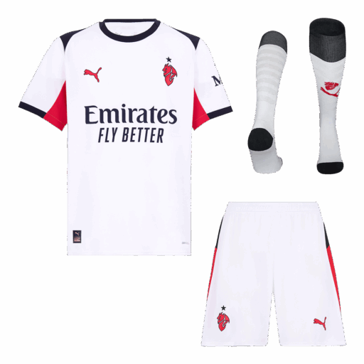 AC Milan Away Maillots Kit complet 2025 26 Avant