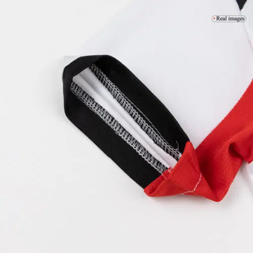 Camisetas de fútbol para niños AC Milan Away, uniforme completo 2025 26 Insignia