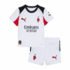 Kit de camisetas de fútbol para niños AC Milan Away 2025 26 Front