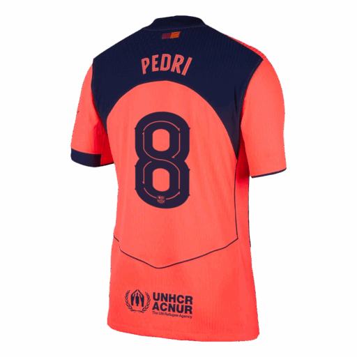 PEDRI 8 Barcelona Troisième joueur extérieur Version Jersey 2025 26 UCL Gauche