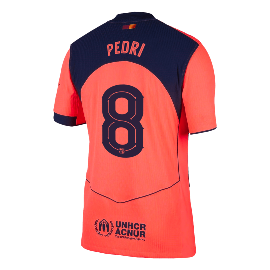 PEDRI #8 Barcelona Third Away Player Version Jersey 2025/26 - UCL