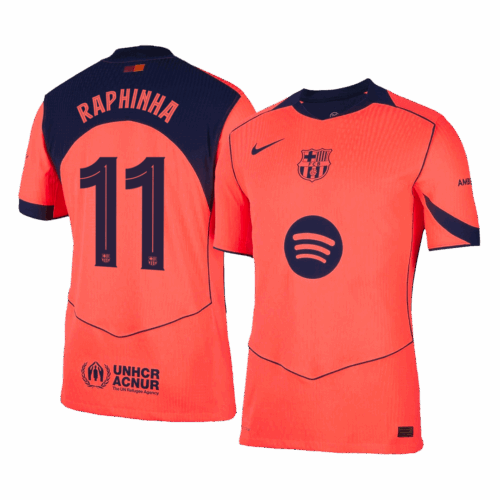 RAPHINHA 11 Barcelona Third Away Player Version Jersey 2025 26 UCL Front