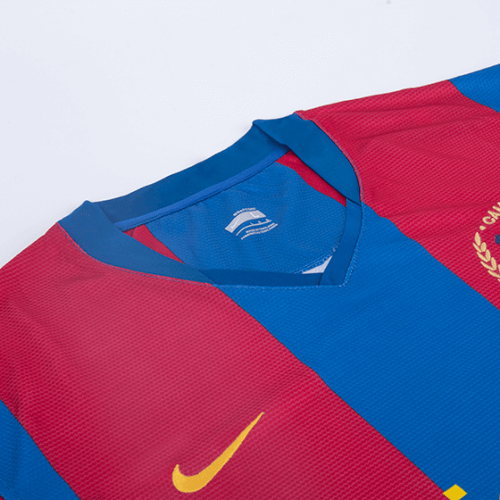 Retro Jersey Barcelone Accueil 2007 08 Collier 50e anniversaire
