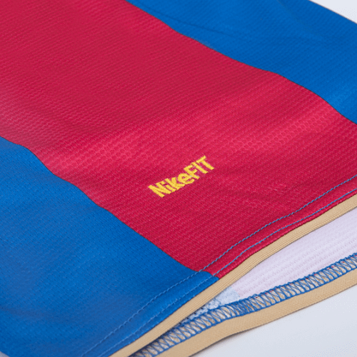 Retro Jersey Barcelone Accueil 2007 08 Détail du 50e anniversaire-1