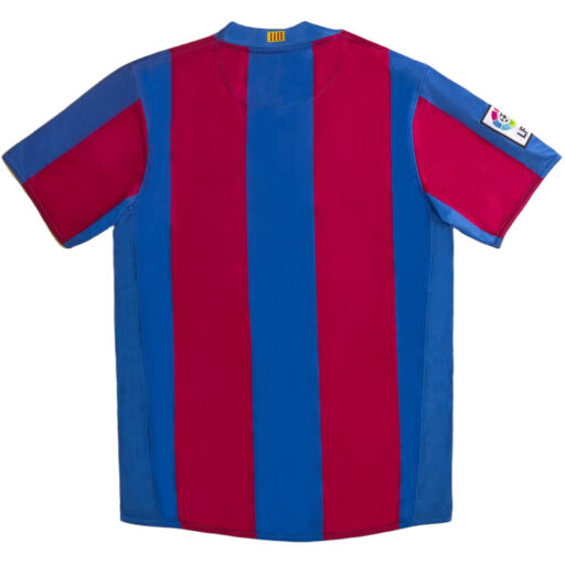 Retro Jersey Barcelone Accueil 2007 08 50e anniversaire à droite