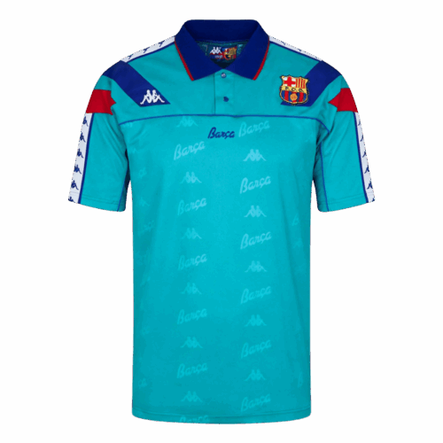 Retro Soccer Jersey Barcelona Away 1992 95 Front