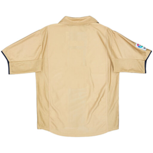 Camiseta de fútbol retro Barcelona Away 2001 03 Lado izquierdo