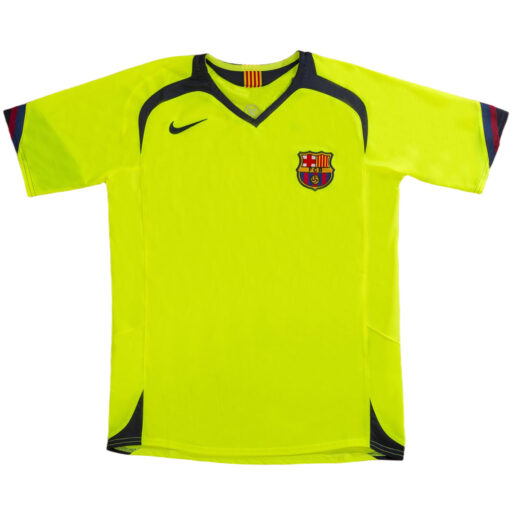 Maillot Retro Soccer Barcelone Extérieur 2005 06 Gauche
