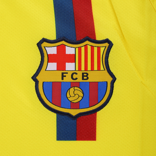 Maillot Retro Soccer Barcelone Extérieur 2008 09 Manches