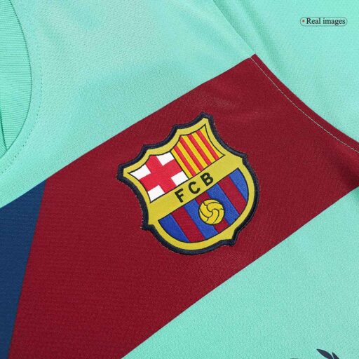 Maillot Retro Soccer Barcelone Extérieur 2010 11 Manches