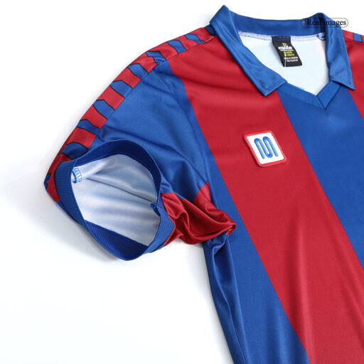 Maillot Retro Soccer Barcelone Accueil 1980 82 Détail-1