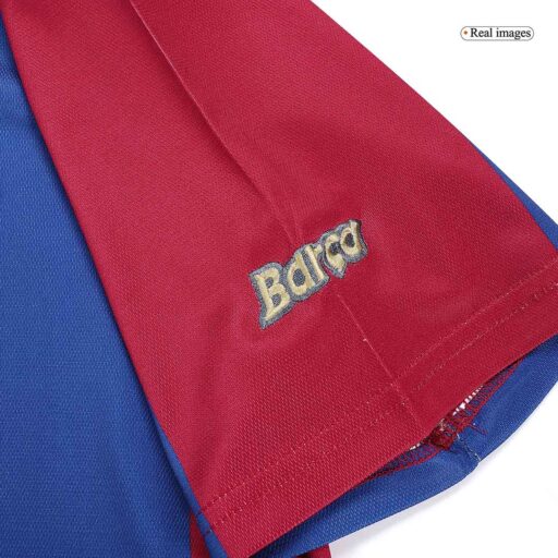 Retro Soccer Jersey Barcelona Home 1998 99 Sleeve