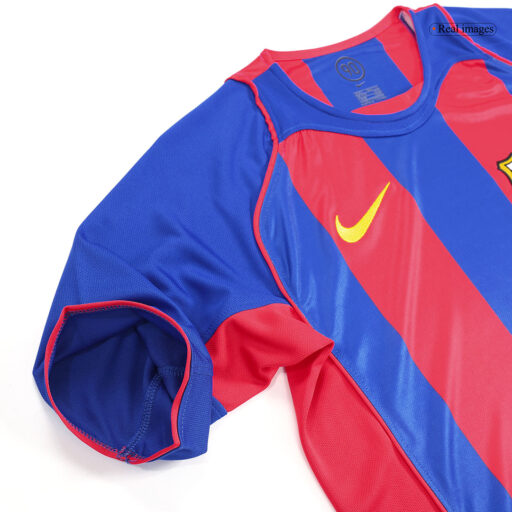 Retro Soccer Jersey Barcelona Home 2004 05 Badge