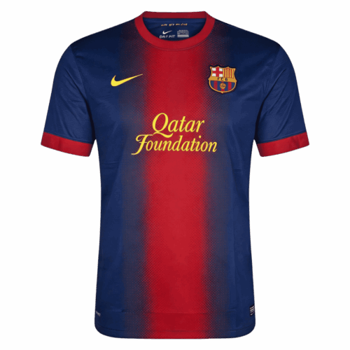 Maillot Retro Soccer Barcelone Accueil 2012 13 Front