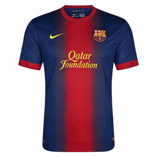 Retro Soccer Jersey Barcelona Home 2012 13 Front
