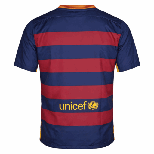 Maillot Retro Soccer Barcelone Accueil 2015 16 Retour
