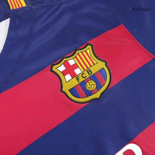 Maillot Retro Soccer Barcelone Accueil 2015 16 Droit