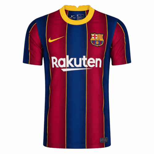 Maillot Retro Soccer Barcelone Accueil 2020 21 Front