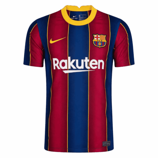 Maillot Retro Soccer Barcelone Accueil 2020 21 Front