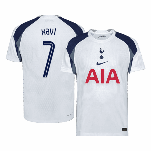 XAVI 7 Tottenham Hotspur Version Joueur à domicile Jersey 2025 26 UCL Front