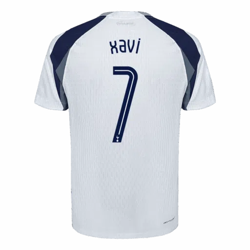 XAVI 7 Tottenham Hotspur Home Player Version Jersey 2025 26 UCL Left-Side