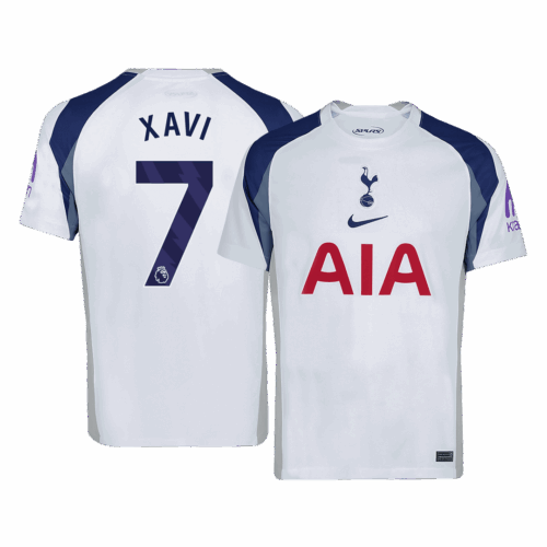 XAVI 7 Tottenham Hotspur Home Soccer Jersey 2025 26 Front