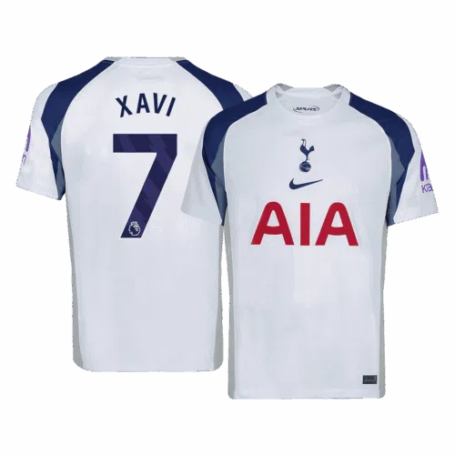 Parte delantera de la camiseta de fútbol de primera equipación XAVI 7 Tottenham Hotspur 2025/26