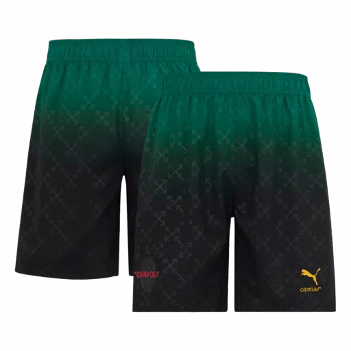 AC Milan Fourth Away Soccer Shorts Left-Side