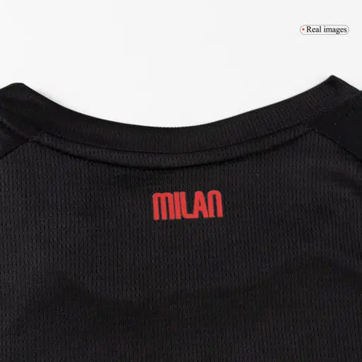 AC Milan Home Kids Soccer Jerseys Kit 2025 26 Detail-3