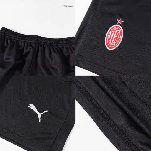AC Milan Home Kids Soccer Jerseys Kit 2025 26 Detail-4