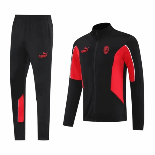 AC Milan Jacket Tracksuit 2025 26 Black Back