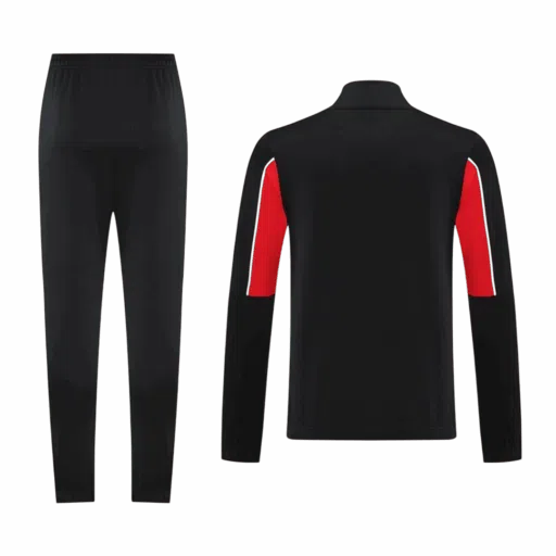 AC Milan Jacket Tracksuit 2025 26 Black Left-Side