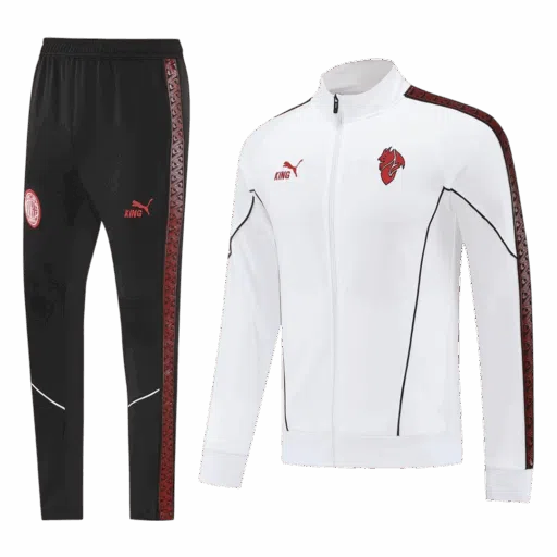 AC Milan Jacket Tracksuit 2025 26 White Back
