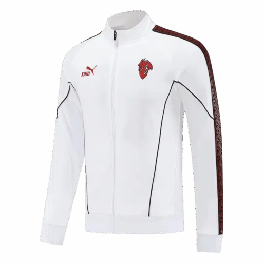 AC Milan Jacket Tracksuit 2025 26 White Badge