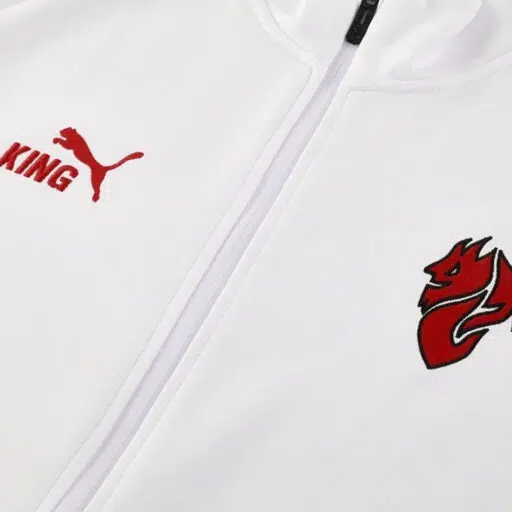 AC Milan Jacket Tracksuit 2025 26 White Detail-4