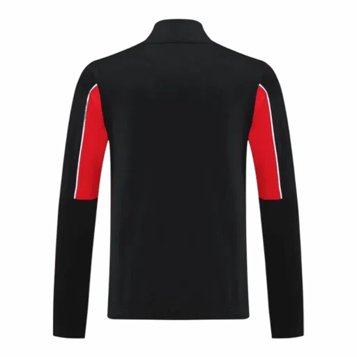 AC Milan Track Jacket 2025 26 Black Left-Side