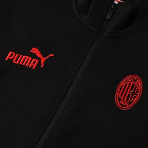 AC Milan Track Jacket 2025 26 Black Right-Side