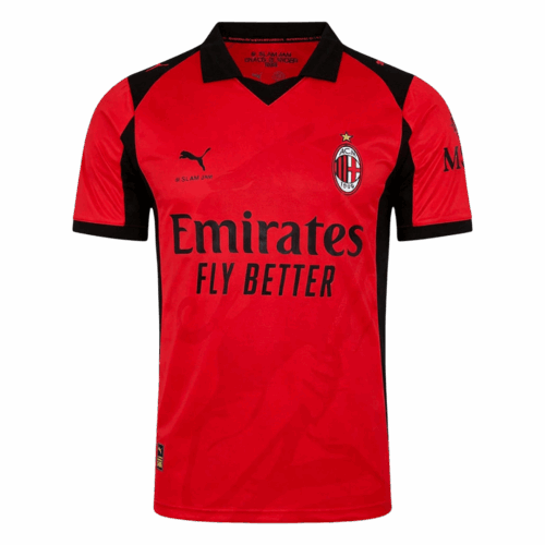 AC Milan x Slam Jam Jersey 2025 26 Red Front AC Milan x Slam Jam Jersey 2025 26 Red Front