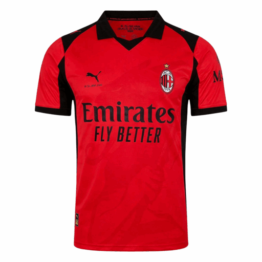 Camiseta AC Milan x Slam Jam 2025 26 Frente Rojo