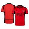 Camiseta AC Milan x Slam Jam 2025 26 Rojo Lado Izquierdo