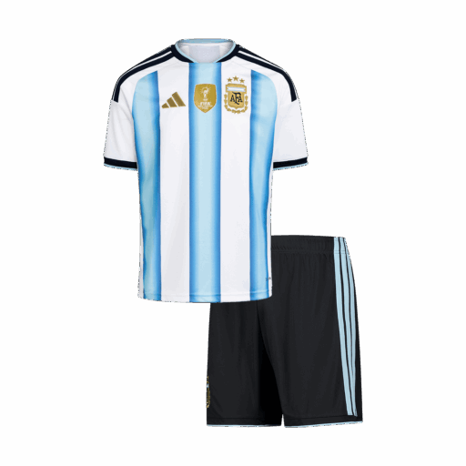 Argentina Inicio Kit Camisetas Fútbol Infantil Mundial 2026 Frente
