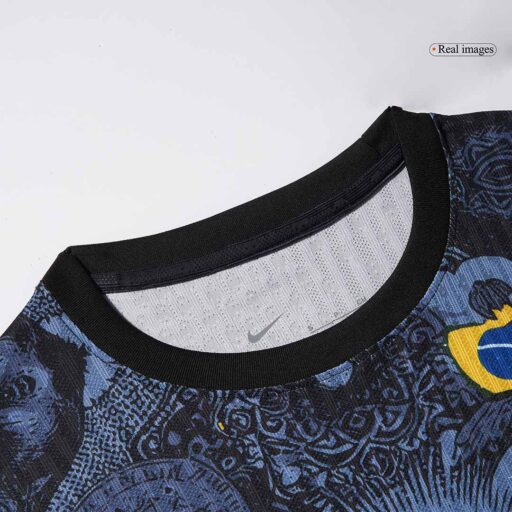 Camiseta de fútbol auténtica especial de Brasil 2024 Collar