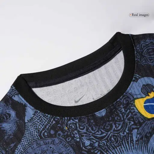 Brazil Special Authentic Soccer Jersey 2024 Collar