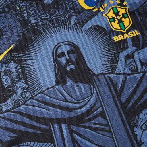 Brazil Special Authentic Soccer Jersey 2024 Detail-1